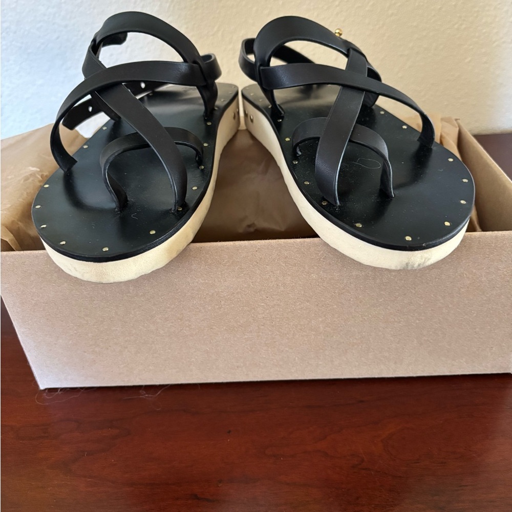 Beek black flat Woowigeon sz 8